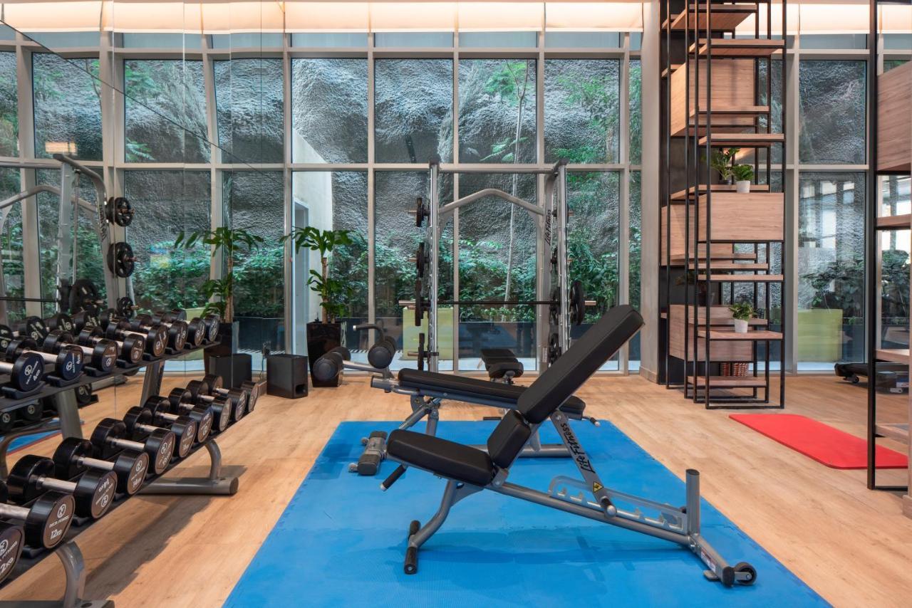 Aparthotel Citadines Abha Exterior foto The gym at the hotel
